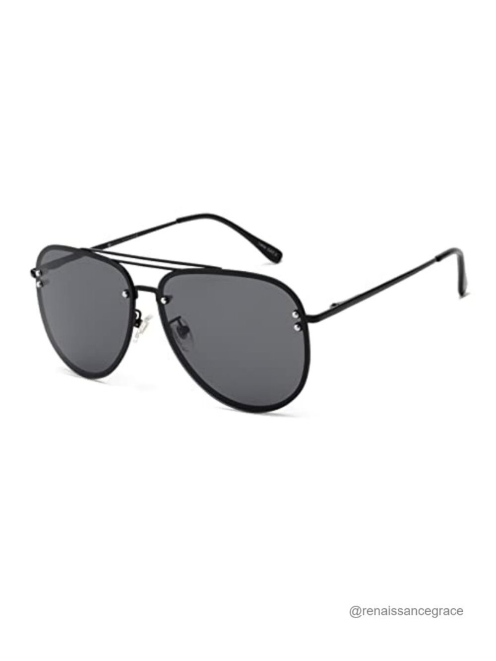 Oversized Aviator Sunglasses for Women Polarized UV400 With Case